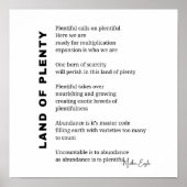 豊かな勇気付けられる詩のポスター ポスター (正面)