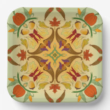 豊かな収穫の放射状アート