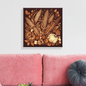 豊かな喜び キャンバスプリント (インサイチュ (リビング))