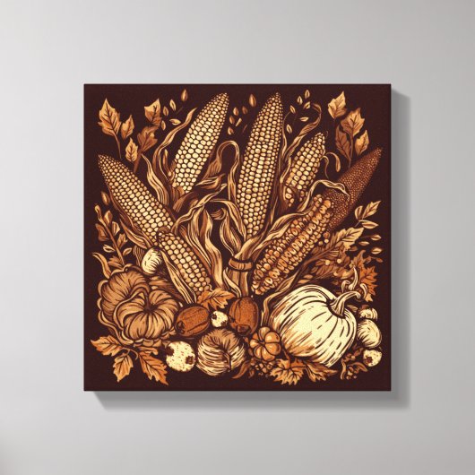 豊かな喜び キャンバスプリント (正面)