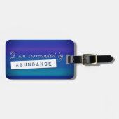 豊かな宝石のトーンに囲まれ感動的る ラゲッジタグ (正面横)