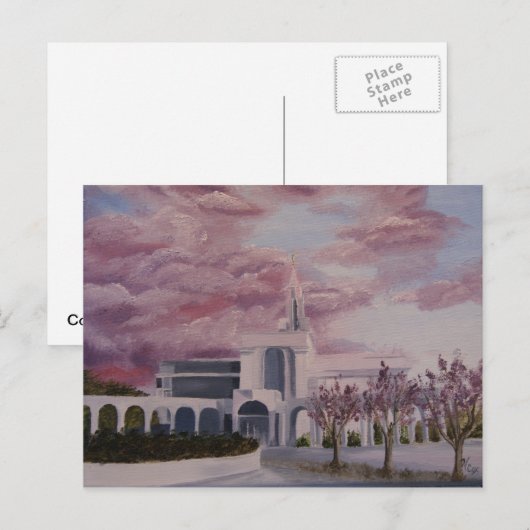 豊かな寺院 ポストカード (正面/裏面)