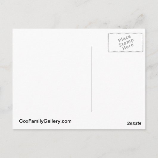 豊かな寺院 ポストカード (裏面)