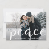 豊かな平和 |ホリデーフォトカード シーズンカード (正面)