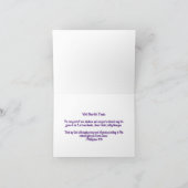 豊かな恵み - キリスト教の感謝カード サンキューカード (内部)