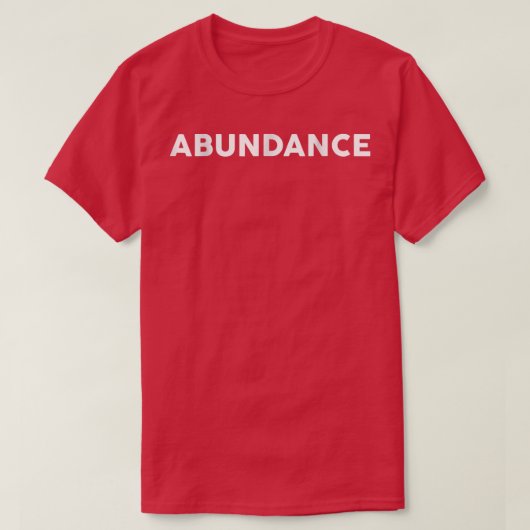 豊かな感謝シンプルの気持ち Tシャツ (デザイン正面)