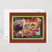 豊かな感謝祭 シーズンポストカード (正面/裏面)