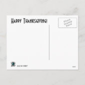 豊かな感謝祭 シーズンポストカード (裏面)