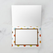 豊かな折り畳み聖なる書物、 経典感謝祭カー空白のド シーズンカード (内部)