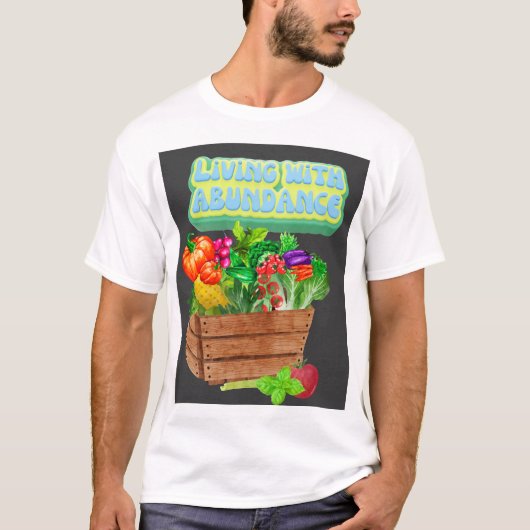 豊かな暮らし Tシャツ (正面)