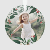 豊かな植物学 |写真パーソナライズされた オーナメント (裏面)