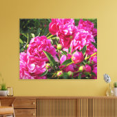 豊かな牡丹 キャンバスプリント (インサイチュ (リビング))