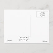 豊かな猫がフルーグ ポストカード (裏面)