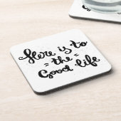 豊かな生活にここにあります コースター (左側)