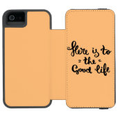 豊かな生活にここにあります INCIPIO iPhoneウォレットケース (フォリオ Open)