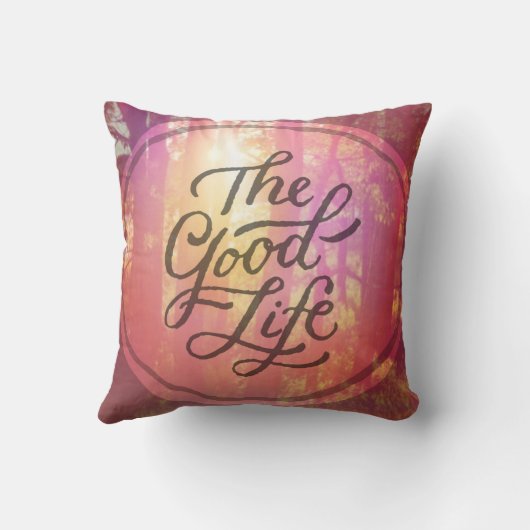 豊かな生活 クッション (裏面)