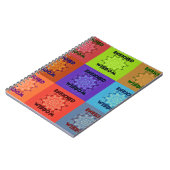 豊かな知恵：カラフルマンダラアート ノートブック (左側)