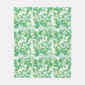 豊かな紅葉パターンフリースブランケット フリースブランケット (正面)