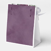 豊かな紫の花 | ロマンチックな結婚式 フェイバーボックス (裏面サイド)