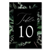 豊かな結婚緑 テーブルナンバー (裏面)