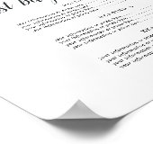 豊かな緑のビジネスサービスまたは価格表示看板 ポスター (角)