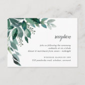 豊かな緑の披露宴カード エンクロージャーカード (正面)