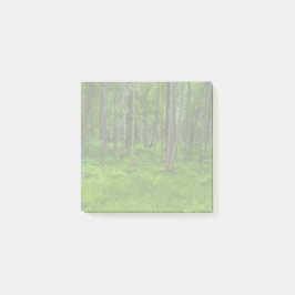 豊かな緑の森の風景 ポストイット