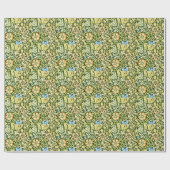 豊かな色を持つアカンサス ラッピングペーパー (フラット)