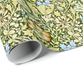 豊かな色を持つアカンサス ラッピングペーパー (ロールコーナー)