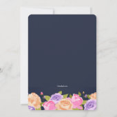 豊かな花の招待状 招待状 (裏面)