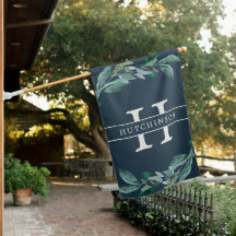 豊かな葉 |モノグラムとファミリー名