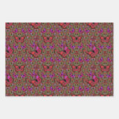 豊かな蝶 ラッピングペーパーシート (正面)