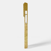 豊かな金ゴールドの虹色の輝く背景 Case-Mate iPhoneケース (裏面 / 左)