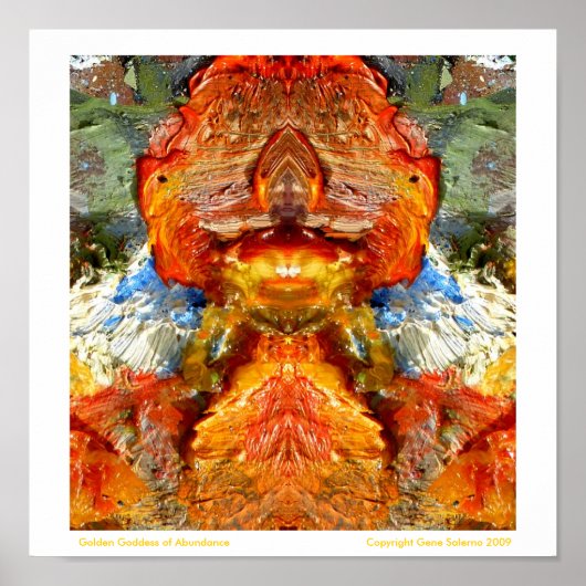豊かな黄金の女神 ポスター (正面)