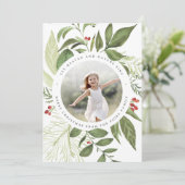 豊かな |ホリデーフォトカード シーズンカード (スタンド正面)