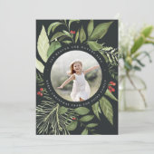 豊かな |ホリデーフォトカード シーズンカード (スタンド正面)