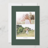 豊かな |ホリデーフォトカード シーズンカード (裏面)