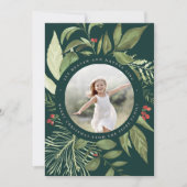 豊かな |ホリデーフォトカード シーズンカード (正面)