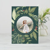 豊かな |ホリデーフォトカード シーズンカード (スタンド正面)