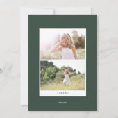 豊かな |ホリデーフォトカード シーズンカード (裏面)