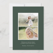 豊かな |ホリデーフォトカード シーズンカード (裏面)