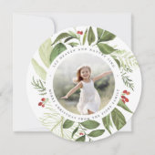 豊かな |丸い休日のフォトカード シーズンカード (正面)