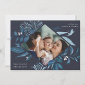 豊かな |水彩植物学ハヌカー写真 シーズンカード (正面)