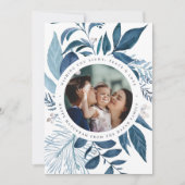 豊かな |水彩植物学ハヌカー写真 シーズンカード (正面)