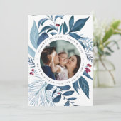 豊かな |水彩植物学ハヌカー写真 シーズンカード (スタンド正面)