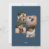 豊かな |水彩植物学ハヌカー写真 シーズンカード (裏面)