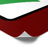 豊か熱狂するでなく、アジア人 ポスター (角)