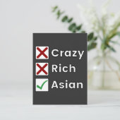 豊か熱狂するでなく、アジア人 ポストカード (スタンド正面)