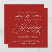 豊エレガントかな赤の書道の銀結婚色