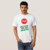 豊ストップ富・所得格差の福祉 Tシャツ (正面フル)